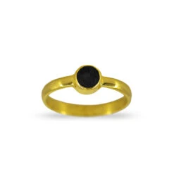 Anillo Amuleto - Oro -Alvent Tienda de ventas ANILLO AMULETO ONIX ORO ALVENT