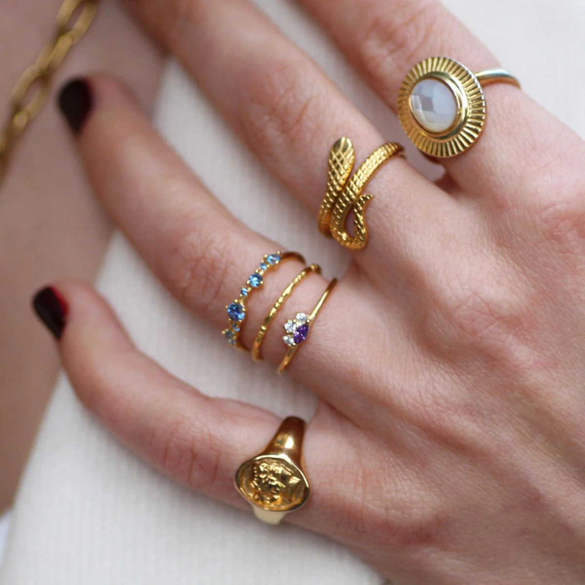 Anillo Cobra Ajustable 2 Anillo Cobra Ajustable - Imagen 2