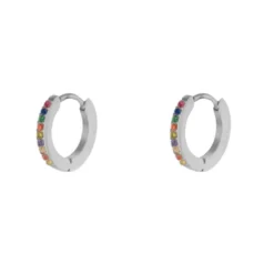 Aros Click Rainbow · Acero -Alvent Tienda de ventas AROSCLICKRAINBOWPLATA