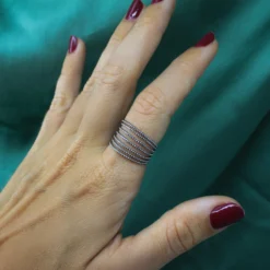 Anillo Kayan Ajustable 16 Anillo Kayan Ajustable -Alvent Tienda de ventas AnilloMultiplebandasPlataCOLOR scaled