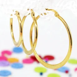 Aros Anisa · 4 Tamaños -Alvent Tienda de ventas Aro Anisa Oro