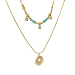 Collar Claudia · 2 Colores -Alvent Tienda de ventas CLAUDIAAGUMARINACOLOR