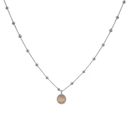 Collar Serenidad · 2 Piedras -Alvent Tienda de ventas COLLAR CUARZO ROSA ALVENT 59fa1f75 ad24 46e2 b863 d1a55249983a