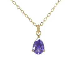 Collar Gota · 7 Colores -Alvent Tienda de ventas COLLAR GOTA LILA