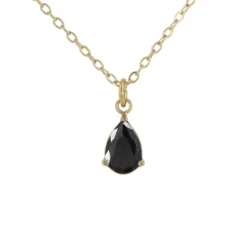 Collar Gota · 7 Colores -Alvent Tienda de ventas COLLAR GOTA NEGRO 2