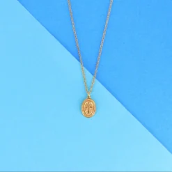 Collar Virgen Milagrosa -Alvent Tienda de ventas COLLAR VIRGEN ACERO