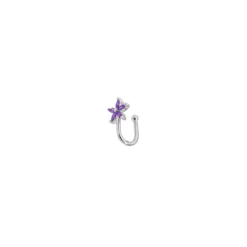 Ear Cuff Flor -Alvent Tienda de ventas EARCUFF FLOR LILA 34 ALVENT
