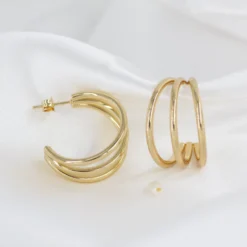 Pendientes Triple -Alvent Tienda de ventas IMG 7497 scaled