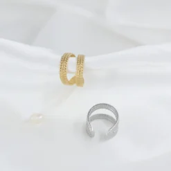 Ear Cuff Snake · Piercing Falso