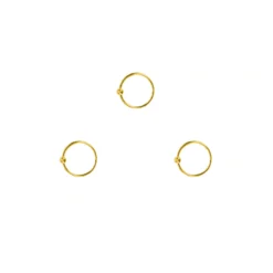 Pack 2uds Piercing Basic - 2 Tamaños 26 Pack 2uds Piercing Basic - 2 Tamaños -Alvent Tienda de ventas PIERCINGS BASIC 8MM 3 oro