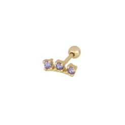 Piercing Carol 8 Piercing Carol -Alvent Tienda de ventas PIERCING LINUM LILA ORO