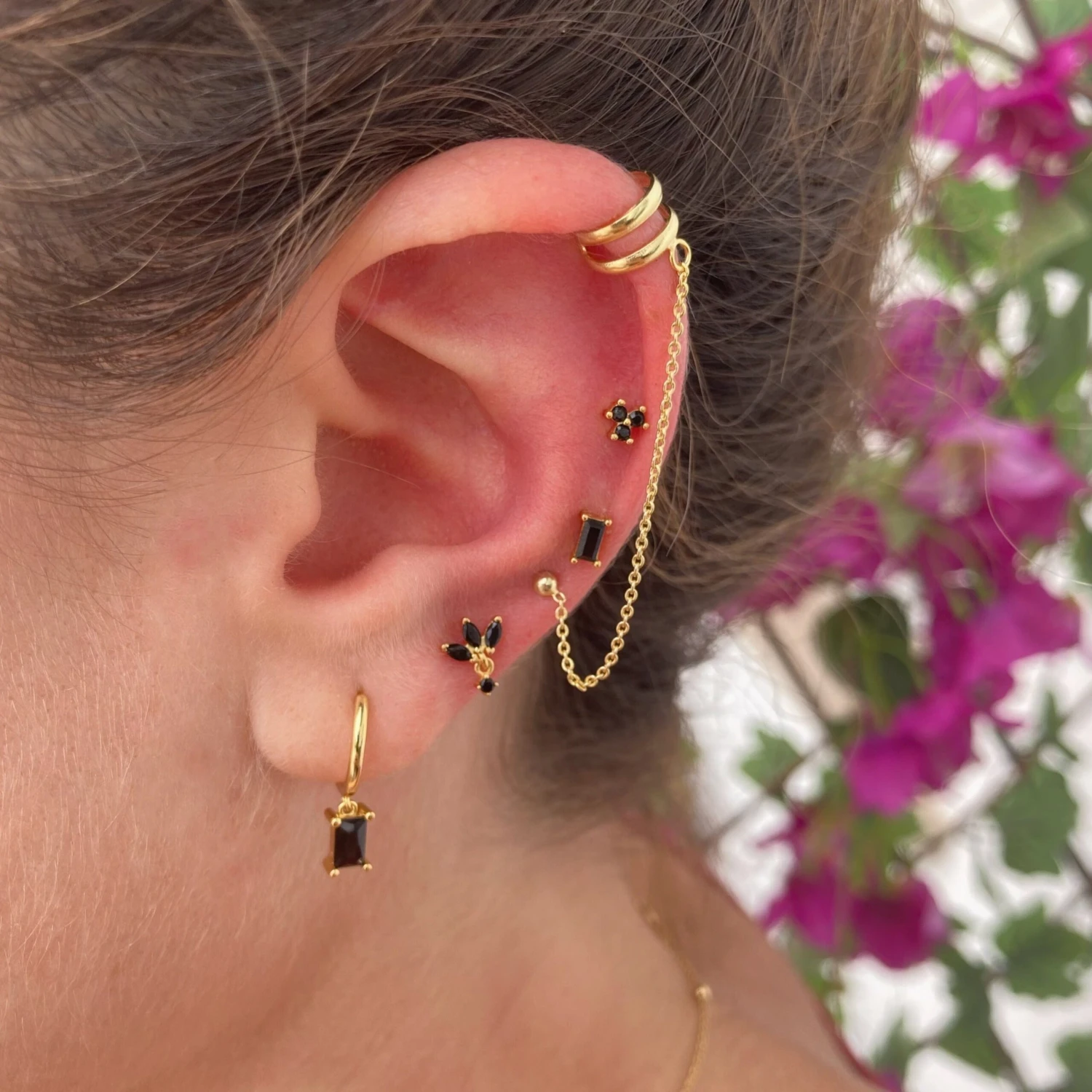 Piercing Nadia · 3 Piedras 2 Piercing Nadia · 3 Piedras - Imagen 2