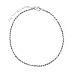 Tobillera Cordón -Alvent Tienda de ventas Tobillera cordon plata