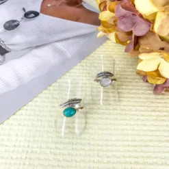 Anillo Fais Ajustable · 2 Piedras -Alvent Tienda de ventas anillosplumacenital scaled