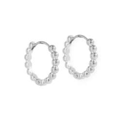 Aros Click Burbuja -Alvent Tienda de ventas aros burbujas acero plata