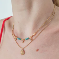 Collar Claudia · 2 Colores -Alvent Tienda de ventas collarsolturquesa