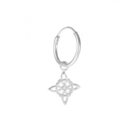 Aros Nudo De Bruja -Alvent Tienda de ventas indiv aro plata nudo de bruja 10mm 12mm precio par