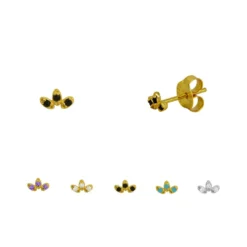 Pendiente Laia · 4 Piedras