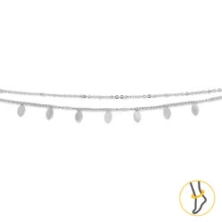 Tobillera Drops 5 Tobillera Drops -Alvent Tienda de ventas tobi triple lagrimas plata